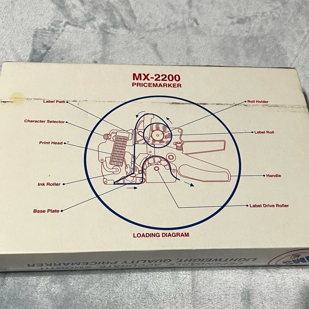 Vintage, One Line, IMS MX-2200 Pricemarker